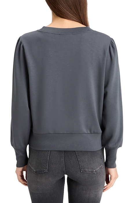 RUCHED YOKE SEAM MODAL SWEATSHIRT ANTRA 2