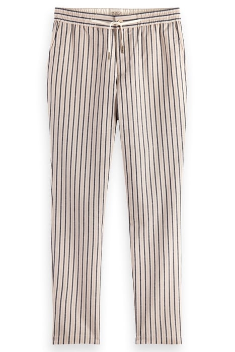 WARREN - STRAIGHT FIT YARN-DYE WHITE NAVY RED STRIPE 3