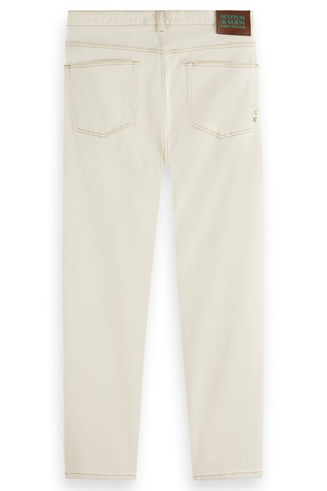 THE DROP REGULAR TAPER JEANS WHITEWASH 5