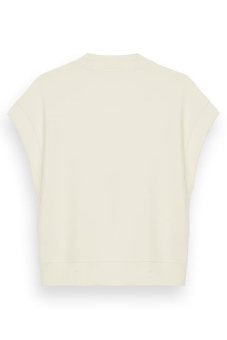 V-NECK SLEEVELESS MODAL SWEATSHIRT SOFT ICE 2