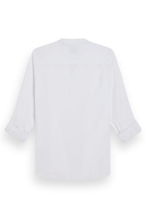REGULAR FIT COTTON LINEN SHIRT WHITE 5