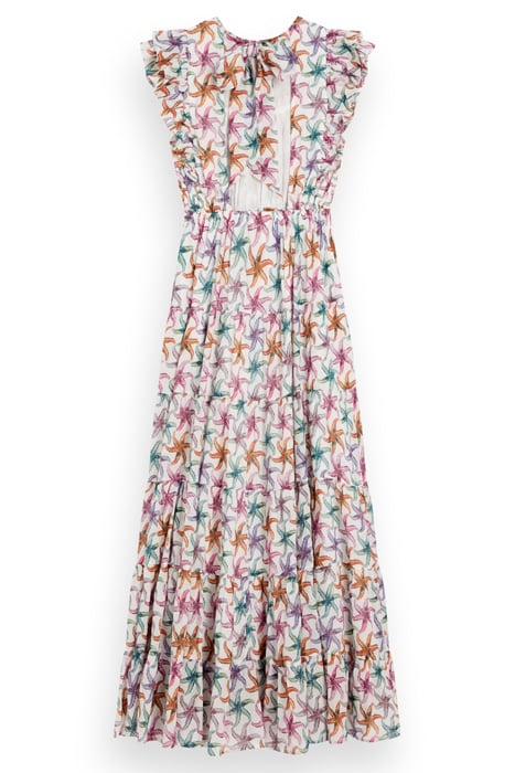 PRINTED MAXI COTTON VOILE DRESS STARFISH 5
