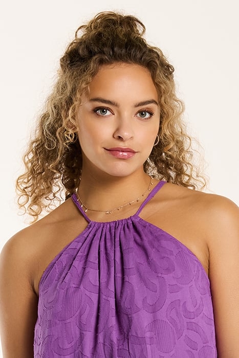 MEDELLIN DRESS PURPLE GROOVY STRUCTURE 6
