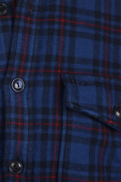 MCG TARTAN OVERSHIRT NAVY 5