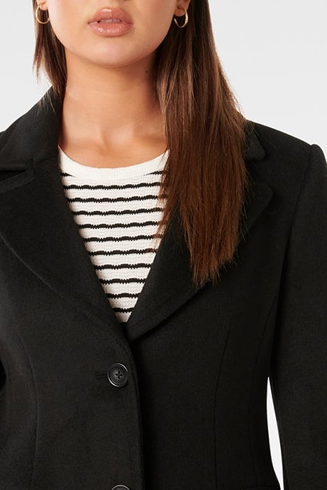 REBECCA 2 BUTTON COAT BLACK 6