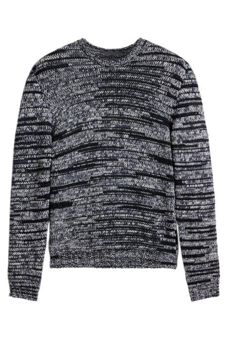 PINAL EASY FIT LONG SLV CREWNECK WITH MU BLACK 2