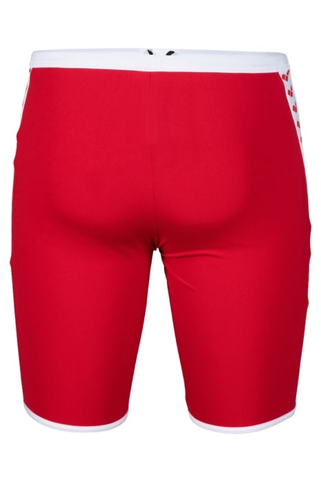 MEN'S ARENA ICONS SWIM JAMMER SOLID RED-WHITE 5