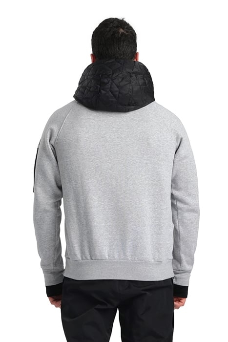 HOODED SWEAT TECH MEDIUM GREY HEATHER 3