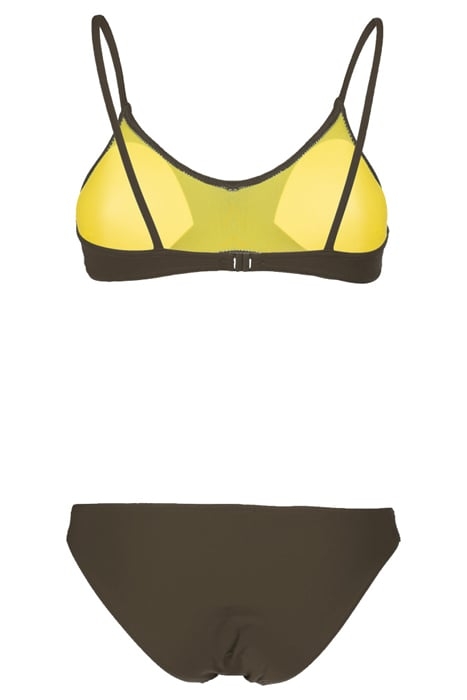 WOMEN'S ARENA SOLID BIKINI BANDEAU DARK OLIVE 5