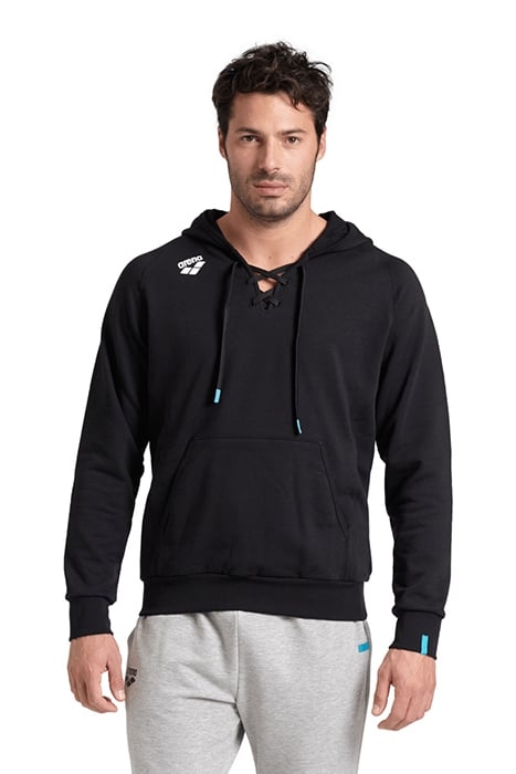 TEAM HOODED SWEAT LACED BLACK-LACE 2