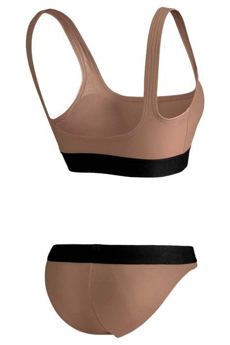 WOMEN'S ARENA BICOLORE ELASTIC BRALETTE CREAM 8