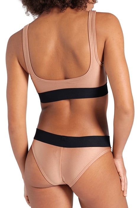 WOMEN'S ARENA BICOLORE ELASTIC BRALETTE CREAM 2