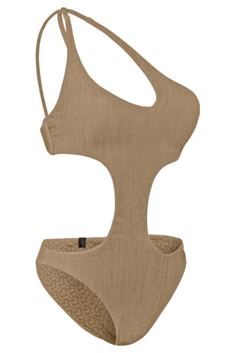 WOMEN'S ARENA TECH WOOL CUT OUT SWIMSUIT SAND 7