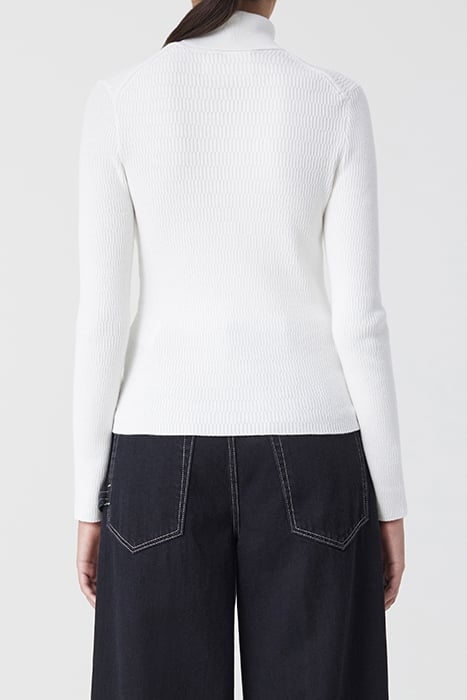 TURTLE NECK LONG SLEEVE IVORY 2