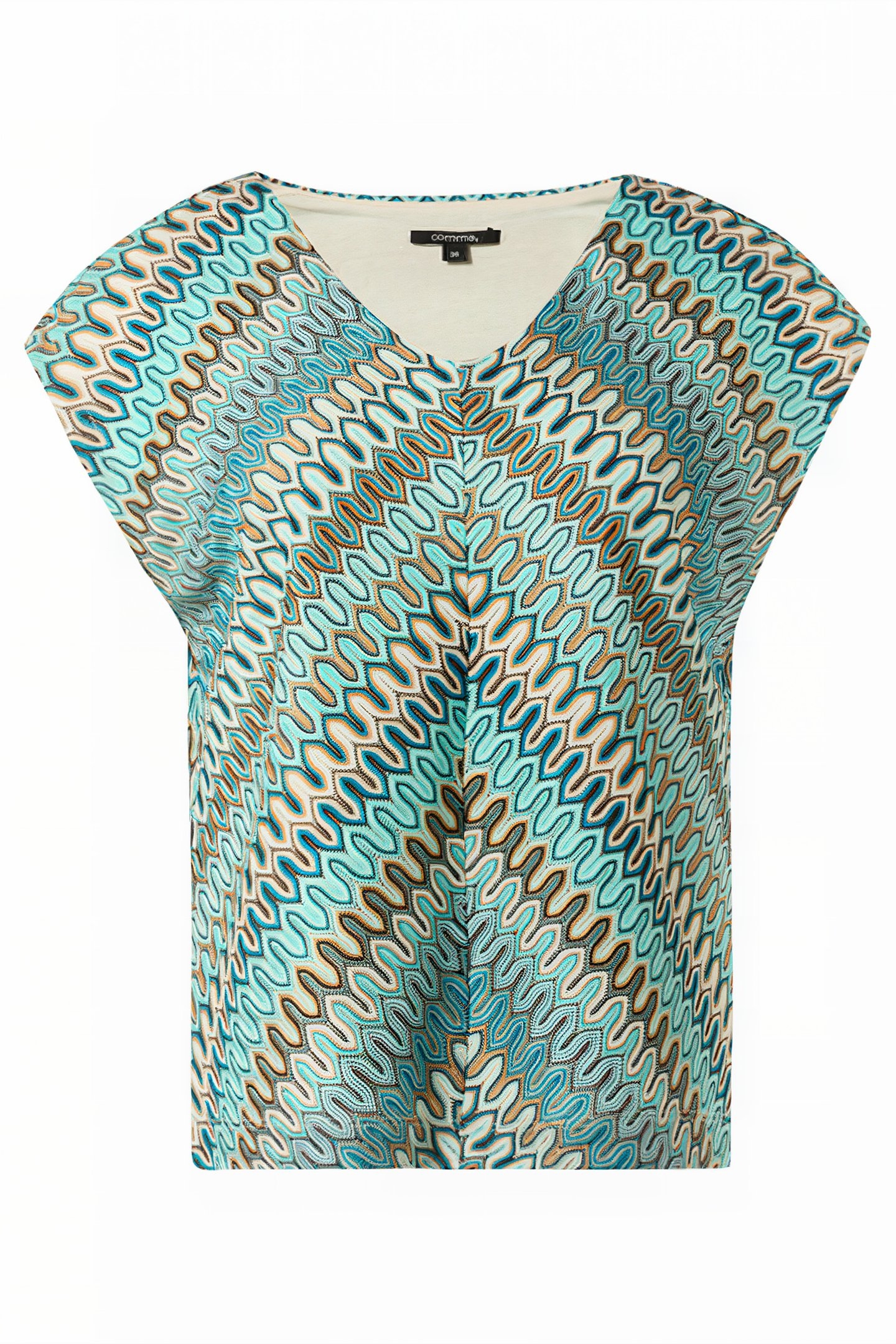 COMMA T-SHIRTS BLUE GREEN 3