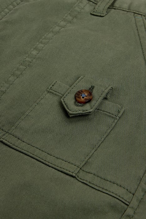 MOLLIE COMBAT SHORTS MID GREEN 4