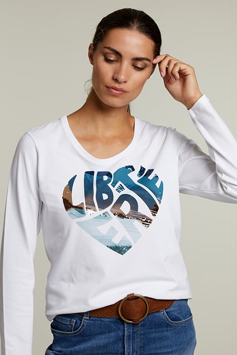 WHITE CREW NECK T-SHIRT 3
