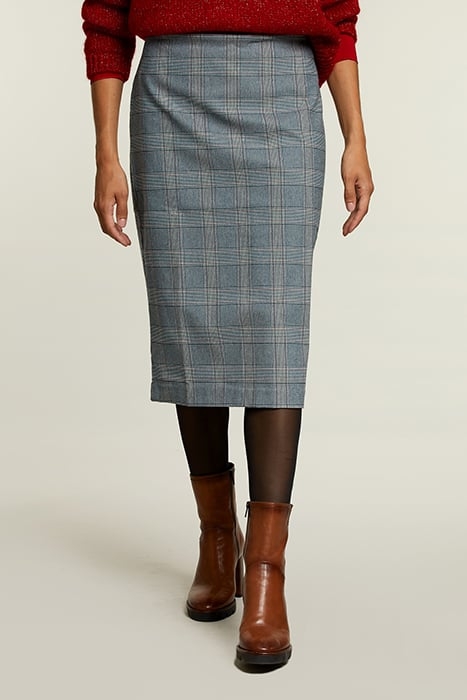 MIDI CHECKED SKIRT 1