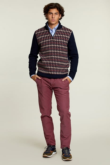 SLIM FIT COTTON CHINO MEDOC 3