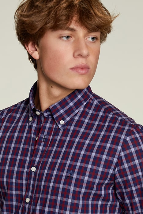 SLIM FIT CHECKED SHIRT MULTI 4