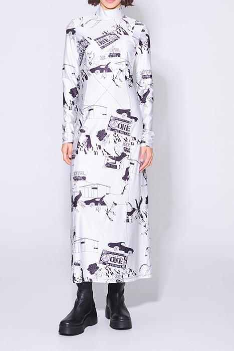 WHITE ROUTE 66 DRESS 1