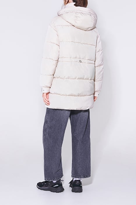 IVORY OVERSIZE PUFFER JACKET 2