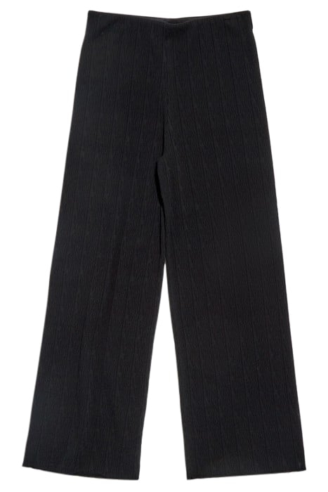 BLACK JERSEY-KNIT TROUSERS 3