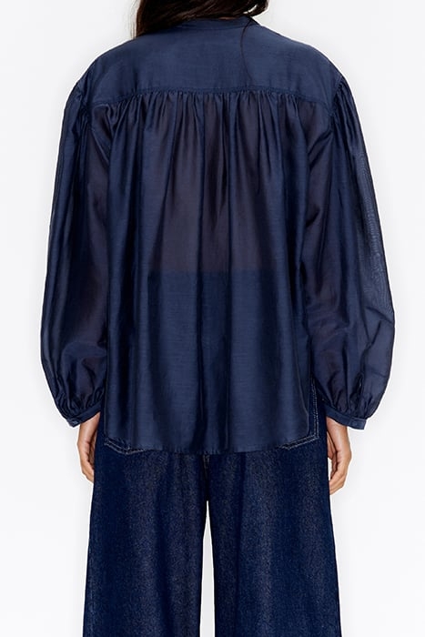 NAVY BLUE BOXY SHIRT 2