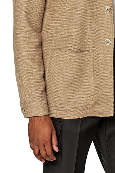 MID BROWN RELAXED FIT SHIRT-JACKET 7