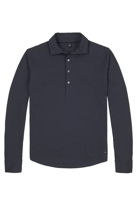 THOMSON | TAILORED JERSEY POLOSHIRT DARK NAVY 1