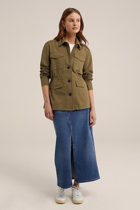 JACKET MIDLONG ARMY GREEN 3