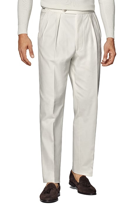 OFF-WHITE WIDE LEG TAPERED TROUSERS 1