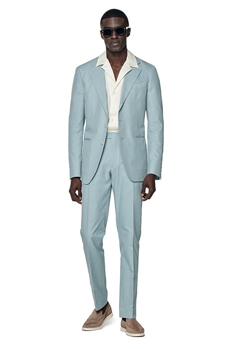 MINT BLUE TAILORED FIT HAVANA SUIT 1