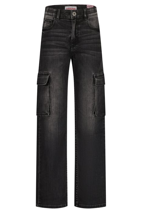 COCO CARGO BLACK DENIM 1