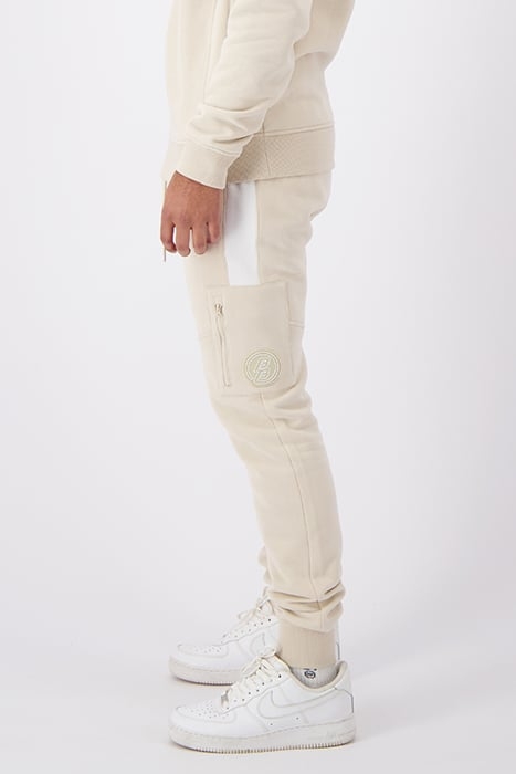 STRIPE SWEATPANTS SAND 6