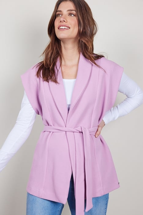 SLEEVELESS VEST DIAM MAUVE MIST 4