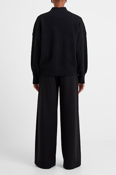 VHARI KNIT V NECK CARDIGAN BLACK 2