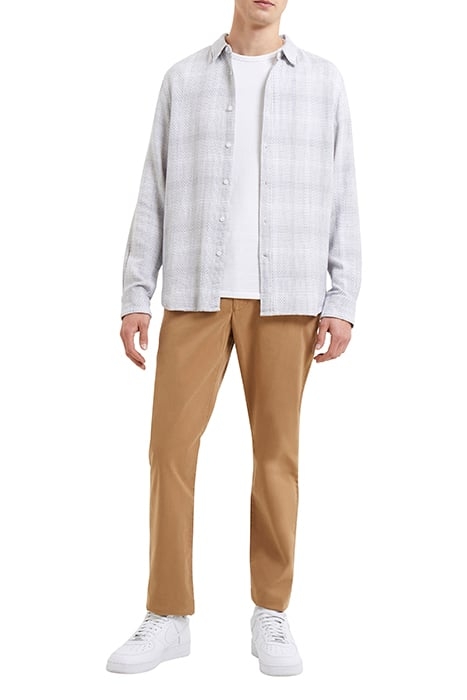 BERROW DOBBY COTTON SHIRT WHITE 1