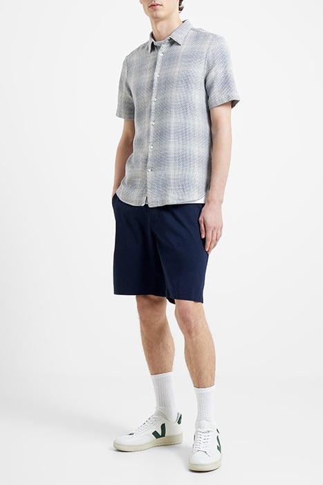 BERROW DOBBY COTTON SHIRT WHITE 1