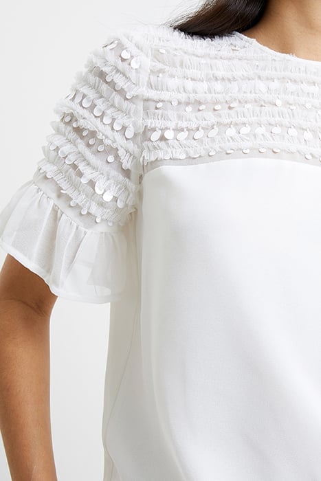 CARINA EMBELLISHED TOP WHITE 5