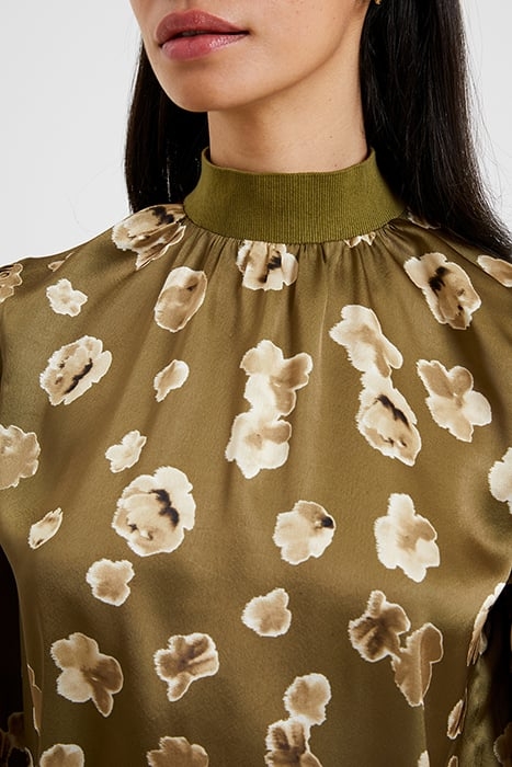 BRONWEN ALEEYA SATIN TOP BROWN 5