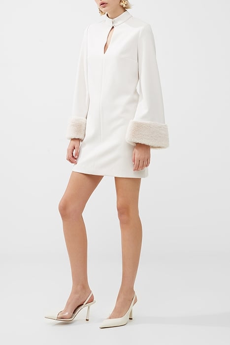 WHISPER RUTH SLV DETAIL DRESS WHITE 2