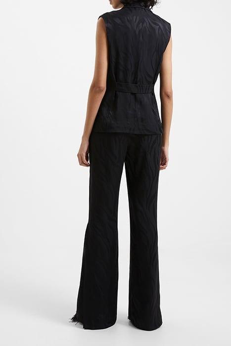 ABA SATIN WAISTCOAT BLACK 3