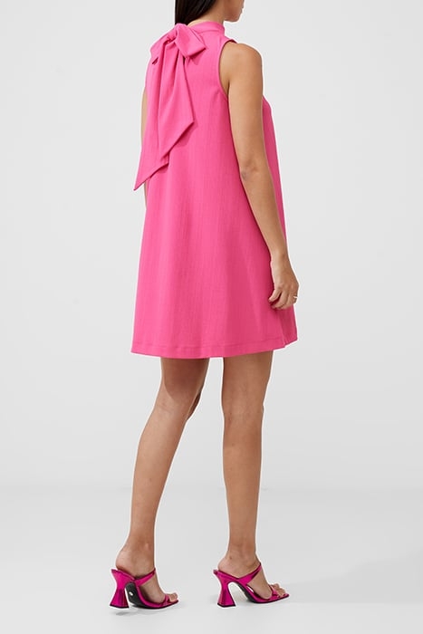 RIBBED JERSEY BOW BACK DRESS PURPLE 3