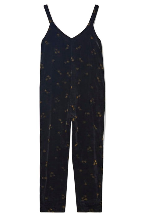 BELLE VELVET JUMPSUIT BLACK 2