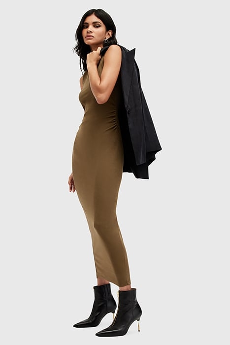 KATARINA DRESS OLIVE GREEN 4