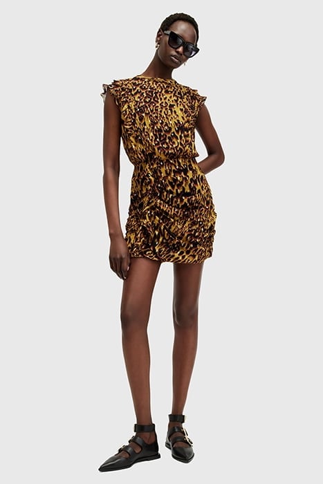 HALI DRESS TERESA DEEP YELLOW 5