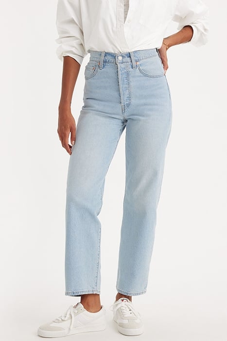 RIBCAGE STRAIGHT JEANS BLUE 1