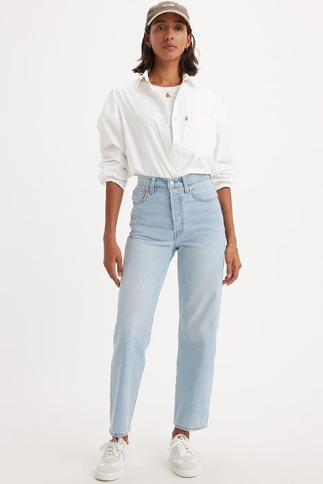 RIBCAGE STRAIGHT JEANS BLUE 6