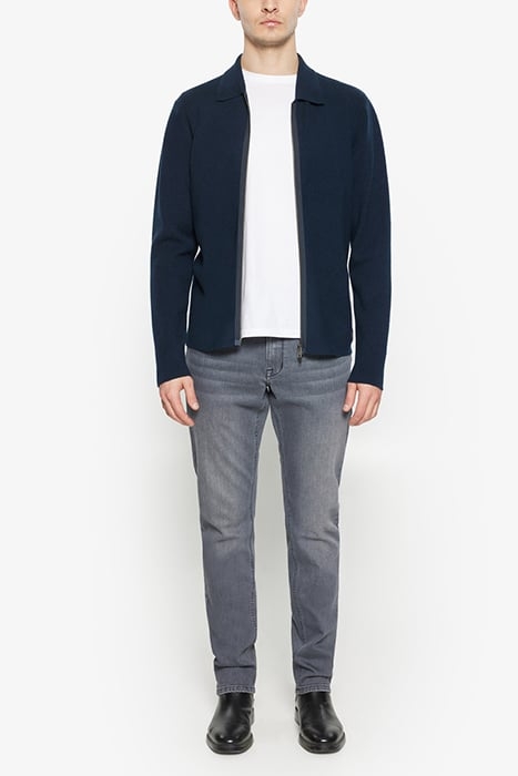 URIANSI ZIP CARDIGAN DEEP MARINE 3